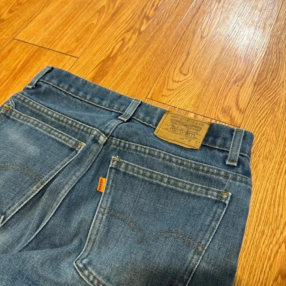 Levi's Men's Jeans Student Fit Light Wash Orange Tab Measures 28x32